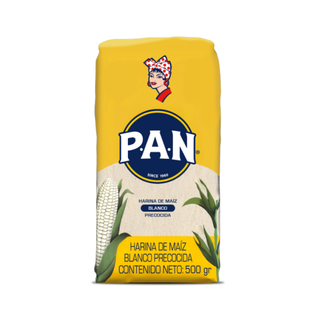 HARINA PRECOCIDA DE MAÍZ BLANCO P.A.N. 500 g
